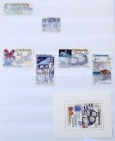 Csehszlovákia gyűjtemény a kezdemény, benne postatiszta, de javarészt pecsételt sorok vegyesen, mode...