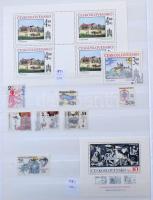 Csehszlovákia gyűjtemény a kezdemény, benne postatiszta, de javarészt pecsételt sorok vegyesen, mode...