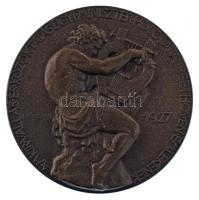 Reményi József (1887-1977) 1927. "Beethoven halálának századik évfordulójára" bronz emléké...