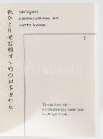 Ryo Kan: 44 haiku. Terebess, Budapest, 1999. Kiadói papírkötés, olvasatlan, szép állapotban