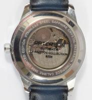 Paterson automata karóra, látható szerkezettel, bőr szíjjal, működő, jó állapotban d: 40 mm