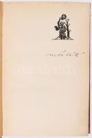 Móricz Zsigmond: Mai Dekameron. Az új írók. ALÁÍRT! Bp., 1932, Nyugat. Kiadói egészvászon kötés, kop...