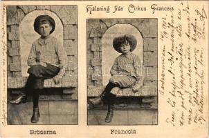 1903 Hälsning fran Cirkus Francois. Bröderna, Francois / Greetings from Circus Francois