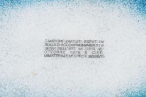 Olasz hal alakú üveg kínáló, felirattal, jelzett, hibátlan, 20x38 cm