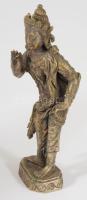 Krisna Bodhisattva utazó oltár bronz szobor 8 cm / Vintage bronz buddhist figurine