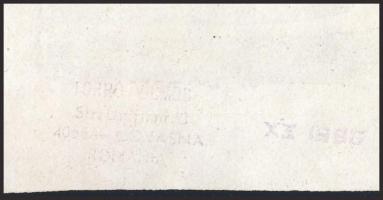 Torró Vilmos (1935-2001): Ex libris Lago Maggiore. Linómetszet, papír, jelzett, hátoldalán a művész ...