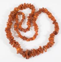 Kopál szemes nyaklánc, klf méretű szemekből