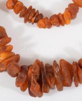 Kopál szemes nyaklánc, klf méretű szemekből