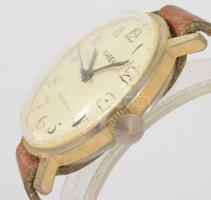 Karex mechanikus karóra, szíjjal, működik, kopással, d: 32mm