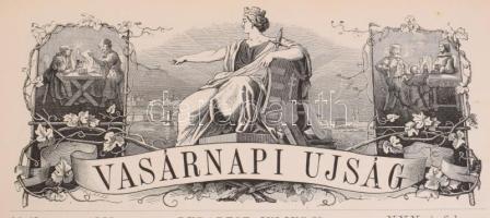 1883 Vasárnapi Ujság XXX. évf. 6 száma (25,26,27,28,29, 30), 1883. jun. 24., julius 1.,8., 15., 22.,...