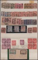 1913-1918 Összeállítás részben többlet példányokkal kétoldalas A4-es berakólapon (99.000)