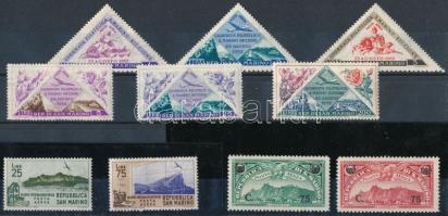 San Marino 1936-1952 3 db légiposta sor Mi 512 (Mi EUR 135.-)