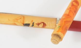 2 darab retro pin up toll, egyik hiányos