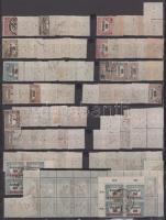 1921-1924 285 db Hivatalos bélyeg kétoldalas A4-es berakólapon (20.100)