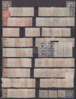 1921-1924 285 db Hivatalos bélyeg kétoldalas A4-es berakólapon (20.100)