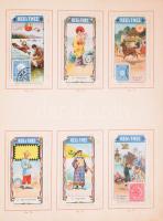 1920 Album Theeplaatjes serie ,,Internationaal'' 1913. Overdruk in 1920. DIT Album Heeft H...