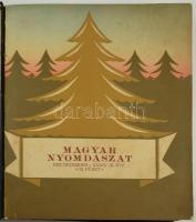 1922 Magyar Nyomdászat XXXIV-ik évfolyam 12. füzet könyvbe kötve