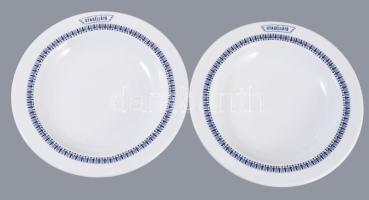 Alföldi utasellátó 2 darab tányér, jelzett, hibátlan, d: 22 cm