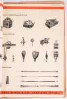 cca 1920-1930 Alfred Wirth &amp; Co. Erkelenz műszaki prospektusok, 10 db, közte rotary-fúró pro...