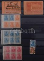 Deutsches Reich 1910-1944 Bélyegfüzet összefüggések gyűjteménye a Germánia kiadásoktól, benne Mi 14 ...