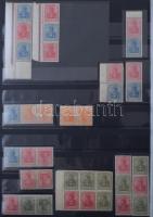 Deutsches Reich 1910-1944 Bélyegfüzet összefüggések gyűjteménye a Germánia kiadásoktól, benne Mi 14 ...