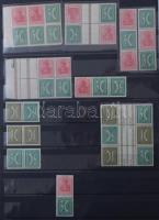 Deutsches Reich 1910-1944 Bélyegfüzet összefüggések gyűjteménye a Germánia kiadásoktól, benne Mi 14 ...