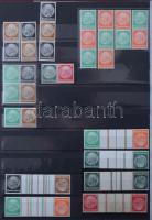 Deutsches Reich 1910-1944 Bélyegfüzet összefüggések gyűjteménye a Germánia kiadásoktól, benne Mi 14 ...