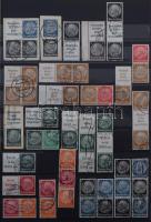 Deutsches Reich 1910-1944 Bélyegfüzet összefüggések gyűjteménye a Germánia kiadásoktól, benne Mi 14 ...