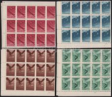 1943 Repülő alap (V.) sor 25-ös ívdarabokban, 3 értéken ívszéli dátumjelzéssel (15.000)