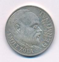 Franciaország 1985. 100Fr Ag "Germinal" T:XF patina
France 1985. 100 Francs Ag "Germ...