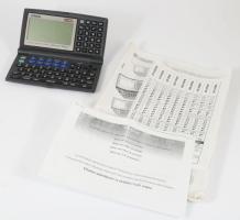 Casio 256kb Digital diary, leírásával.