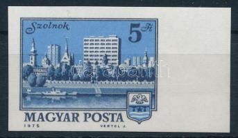 1975 Tájak-városok IV. vágott ívszéli bélyeg