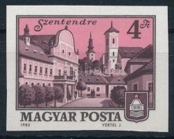 1980 Tájak-városok VIII. vágott bélyeg (4.000)