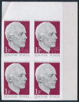 1971 Bartók Béla II. vágott ívsarki négyestömb (4.000)