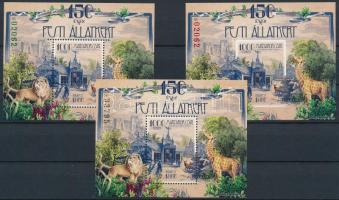 2016 Állatkert normál + túlfogazott + vágott blokk (30.000)