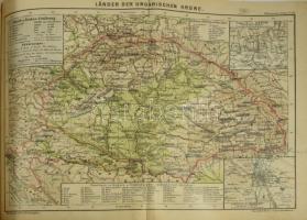 1885 R. Tampler's Mittelschul-Atlas. Wien, 1885, k-k. Hof- und Staatsdruckerei. Átkötött modern...