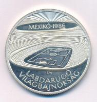 1986. 500Ft Ag "Labdarúgó Világbajnokság - Mexikó 1986 - Stadion" kapszulában T:AU (eredet...