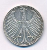Német Szövetségi Köztársaság 1960G 5M Ag T:XF kis patina
Federal Republic of Germany 1960G 5 Mark A...