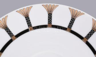 Eschenbach szecessziós mintás 6 személyes reggeliző szett, csészék alátéttel és desszertes tányérok....