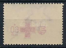 1957 Vöröskereszt 60f normál és vaknyomattal + gépszínátnyomat (60.000+) / Mi 1485 with double overp...