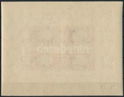 1950 UPU vágott blokk (220.000) (apró ráncok / small creases)