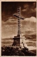 Busteni, Crucea eroilor de pe Caraiman / Heroes' Cross on Mount Cairaman. Enciclopedia Fotografica (EK)