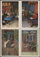 Western European Water-colours. + French Miniatures. Leningrad, 1973-1984, Aurora, 16 t.; 16 t. Kiad...