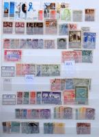 Spanyolország tétel 1853-tól, 2-3 ezer részben rendezett bélyeg 15 jól megrakott kétoldalas berakóla...