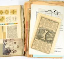 Vegyes papírrégiség tétel