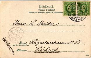 1903 Göteborg, Gothenburg; Fran Sveriges Västkust / Swedish folklore, fish market on the coast (EK)