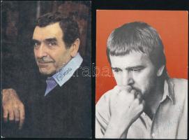 Aláírt színészfotók Bárdi György, Nagy Bandó András autográf aláírása fotón + Záray Vámosi aláírt fotó