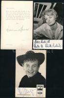 3 db német énekes aláírt fotója: Hans Jürgen Wenger, Hartmuth Eichler, stb