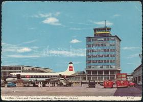 1966 A magyar labdarúgó válogatott által aláírt lap a világbajnokságról, rajta Mátrai Sándor, Sipos ...