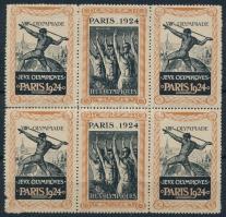 1924 Párizsi olimpia hatostömb